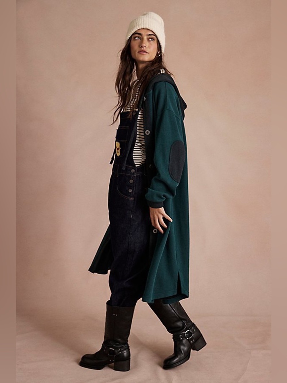 NWT Free People Tomorrow’s Sweatshirt Cardigan ~Rainforest~